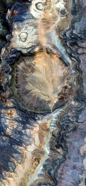 Föld Kialakulása Függőleges Elvont Fotográfia Sivatagok Afrika Levegőből Légi Kilátás — Stock Fotó
