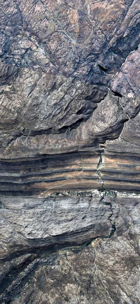 Contraste Photographie Abstraite Verticale Des Déserts Afrique Depuis Les Airs — Photo