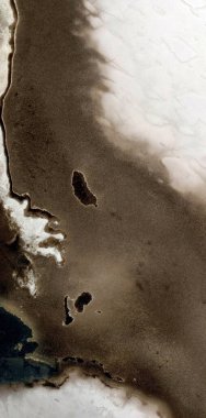 maske, siyah altın, kirlenmiş çöl kumu, Pollock 'a övgü, Afrika çöllerinin havadan görünüşü, soyut dışavurumculuk, soyut doğalcılık.