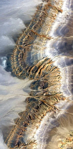 Csillag Pálya Függőleges Elvont Fotózás Sivatagok Afrika Levegőből Légi Kilátás — Stock Fotó