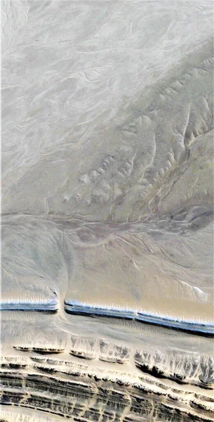 Вертикальная Абстрактная Фотография Пустынь Африки Воздуха Фото Склада Жанр Абстрактный — стоковое фото