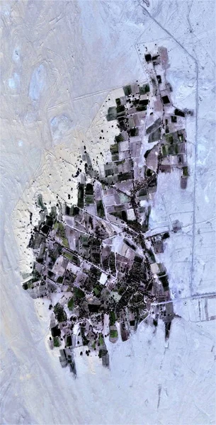 Сила Ветра Вертикальная Абстрактная Фотография Пустынь Африки Воздуха Воздушный Вид — стоковое фото