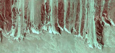 Yerçekimi, fosil, Afrika çöllerinin soyut fotoğrafçılığı havadan, stok fotoğrafçılığı, türü: Soyut doğalcılık, mecazdan mecazi resme, stok fotoğrafçılığa,