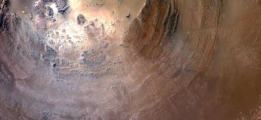 Yıldızsal manzara, Afrika çöllerinin havadan soyut fotoğrafçılığı. Çöl manzaralarının havadan görünüşü, Tür: Soyut doğalcılık, mecazi ve çağdaş fotoğraftan