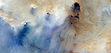 ilahi olay, Afrika çöllerinin havadan soyut fotoğraflanması, çöl manzaralarının havadan görünüşü, Tür: Soyut doğalcılık, mecazi, çağdaş fotoğrafa 