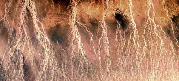 electric storm, abstract photography of the deserts of Africa from the air, aerial view of desert landscapes, Genre: Abstract Naturalism, from the abstract to the figurative, contemporary photo