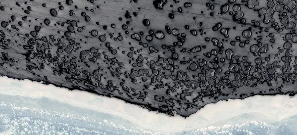 冷凍され抽象的なアフリカ砂漠の空気からの写真 砂漠の風景の空中ビュー ジャンル 抽象的な自然主義 比喩的なへの抽象から 現代的な写真 — ストック写真