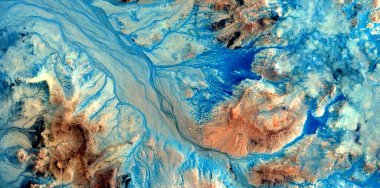 Kirlenmiş antarktika, Afrika çöllerinin havadan çekilmiş soyut fotoğrafları, çöl manzaralarının havadan görünüşü, Tür: Soyut doğalcılık, mecazi, çağdaş fotoğraftan, stok fotoğrafına kadar,