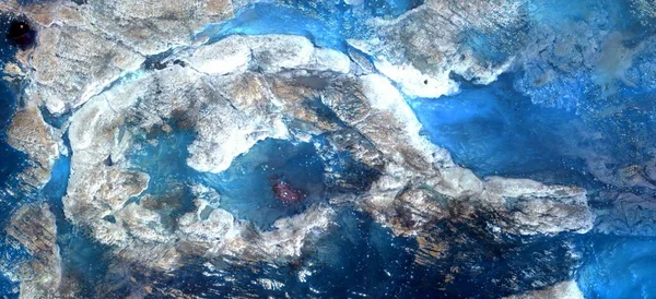 Antarctica Contaminată Fotografie Abstractă Deșerturilor Africii Din Aer Vedere Aeriană — Fotografie, imagine de stoc