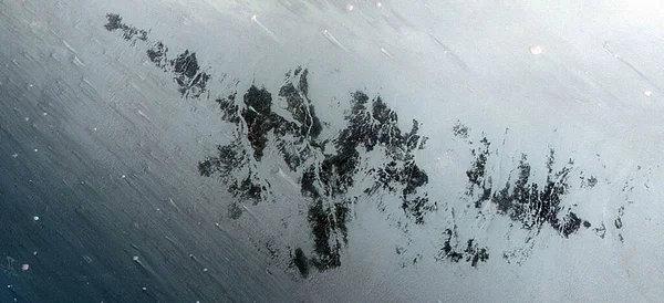 汚染された南極 空気からアフリカの砂漠の抽象的な写真 砂漠の風景の空中ビュー ジャンル 抽象的な抽象から比喩的 現代的な写真 ストックフォト — ストック写真