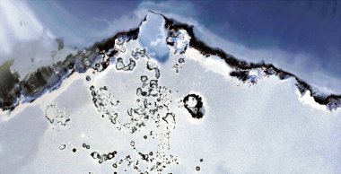 Kirlenmiş Antarktika, stok fotoğrafı, Afrika çöllerinin havadan çekilmiş soyut fotoğrafları. Çölün havadan görünüşü, Tür: Soyut doğalcılık, soyuttan mecazlara