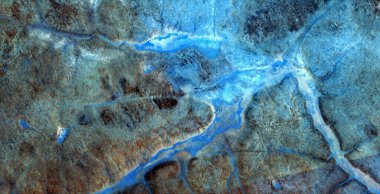 Kirlenmiş Antarktika, stok fotoğrafı, Afrika çöllerinin havadan çekilmiş soyut fotoğrafları. Çölün havadan görünüşü, Tür: Soyut doğalcılık, soyuttan mecazlara