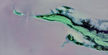 Kirlenmiş Antarktika, stok fotoğrafı, Afrika çöllerinin havadan çekilmiş soyut fotoğrafları. Çölün havadan görünüşü, Tür: Soyut doğalcılık, soyuttan mecazlara