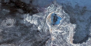 Kirlenmiş Antarktika, stok fotoğrafı, Afrika çöllerinin havadan çekilmiş soyut fotoğrafları. Çölün havadan görünüşü, Tür: Soyut doğalcılık, soyuttan mecazlara