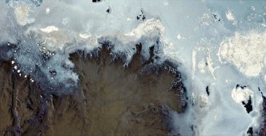 Kirlenmiş antarktika, Afrika çöllerinin havadan çekilmiş soyut fotoğrafları, çöl manzaralarının havadan görünüşü, Tür: Soyut doğalcılık, mecazi, çağdaş fotoğraftan, stok fotoğrafına kadar,