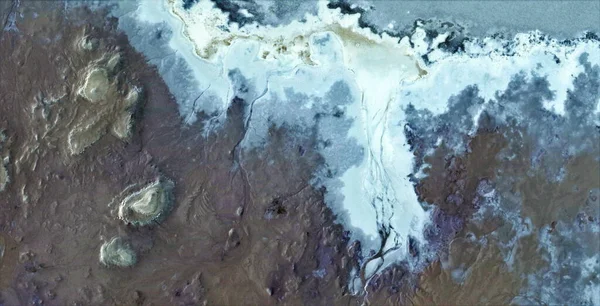 Μολυσμένο Antarctica Αφηρημένη Φωτογραφία Των Ερήμων Της Αφρικής Από Τον — Φωτογραφία Αρχείου
