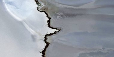 Kirlenmiş antarktika, Afrika çöllerinin havadan çekilmiş soyut fotoğrafları, çöl manzaralarının havadan görünüşü, Tür: Soyut doğalcılık, mecazi, çağdaş fotoğraftan, stok fotoğrafına kadar,