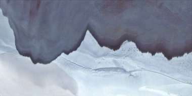 Kirlenmiş antarktika, Afrika çöllerinin havadan çekilmiş soyut fotoğrafları, çöl manzaralarının havadan görünüşü, Tür: Soyut doğalcılık, mecazi, çağdaş fotoğraftan, stok fotoğrafına kadar,