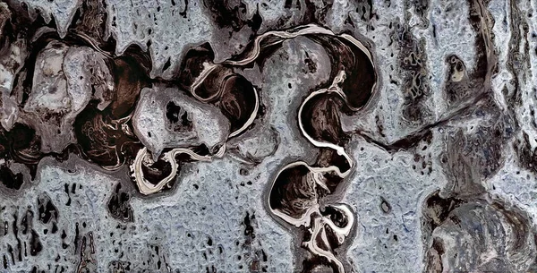 Contaminated Antarctica Abstract Photography Deserts Africa Air Aerial View Desert — Stock Photo, Image