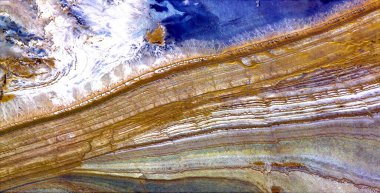 Evrim, Afrika çöllerinin havadan soyut fotoğraflanması, çöl manzaralarının havadan görünüşü, Tür: Soyut doğalcılık, mecazi, çağdaş fotoğraf, stok fotoğrafı,