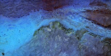 Soğuk çekim, Afrika çöllerinin havadan görünüşü, çöl manzaralarının havadan görünüşü, türü: soyut doğalcılık, mecazi, çağdaş fotoğraf,,