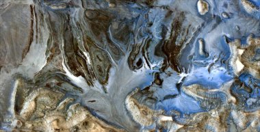 Trajedi, Afrika çöllerinin havadan görünüşü, çöl manzaralarının havadan bakışı, Tür: Soyut doğalcılık, mecazi, çağdaş fotoğrafa kadar soyut doğalcılık,