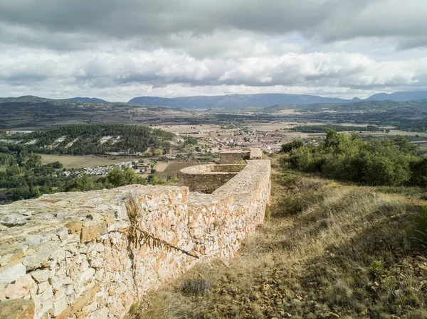 Landschap Van Tedeja Castle Trespaderne Burgos Las Merindades Spanje — Stockfoto