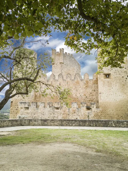 Landschaft Von Fras Touristenziel Künstlerisch Historischer Komplex Burgos Las Merindades — Stockfoto