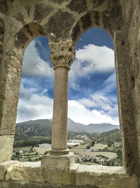 Landschap Van Fras Toeristische Bestemming Artistiek Historisch Complex Burgos Las — Stockfoto