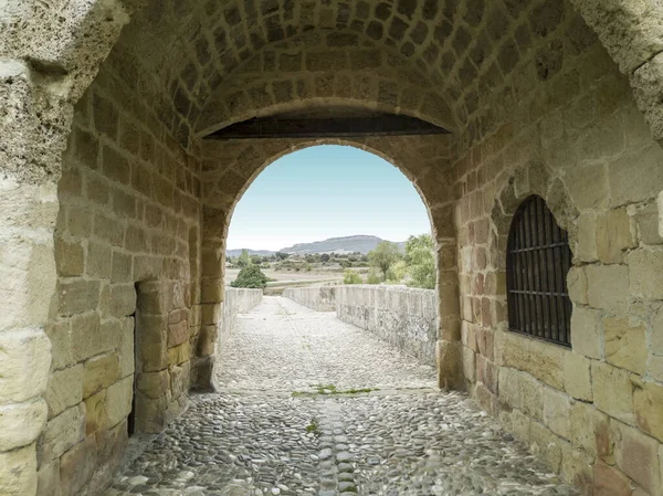 Landschaft Von Fras Touristenziel Künstlerisch Historischer Komplex Burgos Las Merindades — Stockfoto