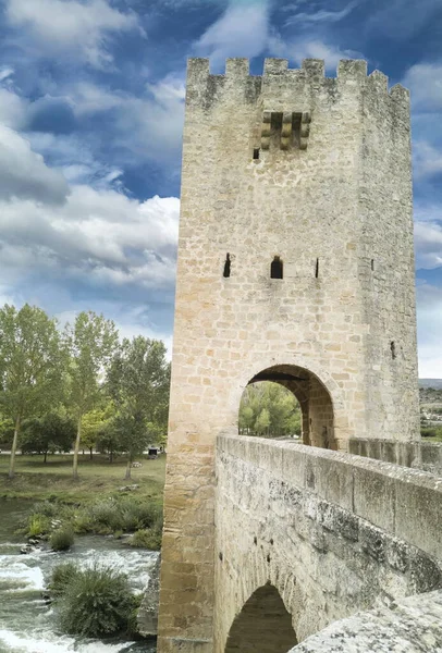 Paisagem Fras Destino Turístico Complexo Histórico Artístico Burgos Las Merindades — Fotografia de Stock