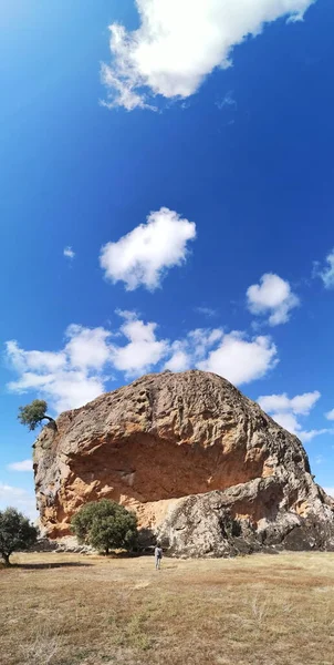 스페인 살라망카 고원의 가운데있는 덩어리 페아라고 파노라마 — 스톡 사진
