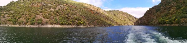 Foto Panoramica Delle Arribes Del Duero Canyon Formati Dal Fiume — Foto Stock