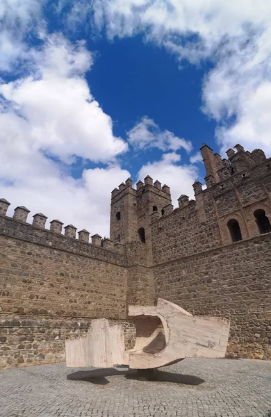 Panoramic Photograph Old Square City Toledo World Heritage Site — Stock Photo, Image