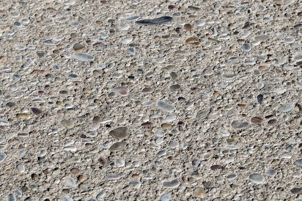 Concrete Texture Flints Used Sidewalk — Stock Photo, Image