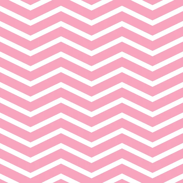 Vectorpatroon Leuke Achtergrond Witte Zigzaggen Roze Achtergrond Textuur Voor Verpakking — Stockvector