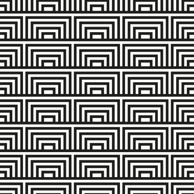 Hipnotik model. Dikenli tek renkli dokular. Vektör arkaplanı. Geometrik şekilli soyut bileşim. Optik sanat.