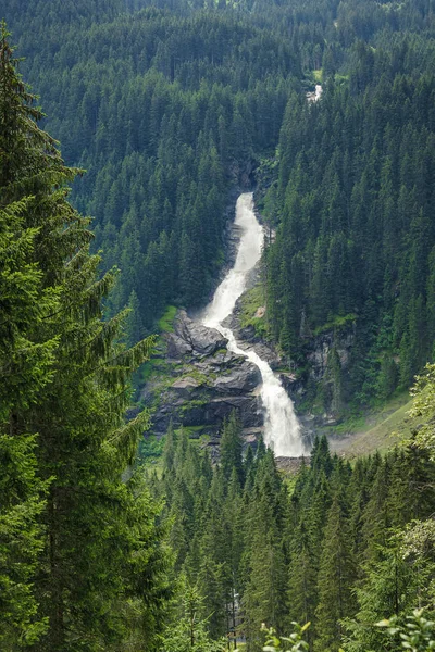 Europas Höchster Wasserfall Unberührte Natur Wunderschöne Landschaft Mit Wasserfall Und — Stockfoto