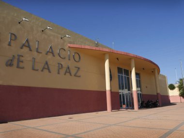 Fuengirola 20 Şubat 2018.Conference Merkezi Pazar ve Costa Del Sol Güney İspanya üzerinde Fuengirola toprağa Feria yanında