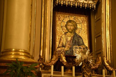 Malaga Katedrali Andalucia Güney İspanya Malaga şehir Roma Katolik kilisesidir. Rönesans mimari gelenek. 