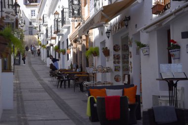  Mijas 23 Şubat 2018. Mijas Andalucia denilen Güney İspanya alanının en güzel 'beyaz' köy biridir. Alpujarra dağlar sahil yukarıda mevcuttur 