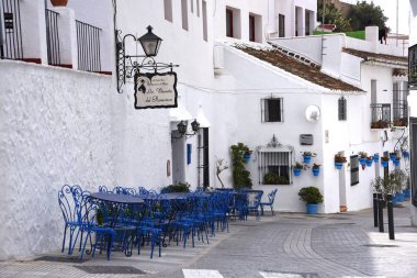 Mijas 23 Şubat 2018.Street Mijas bir Güney İspanya çevrenin en güzel 'beyaz' köy içinde Andalucia denilen.