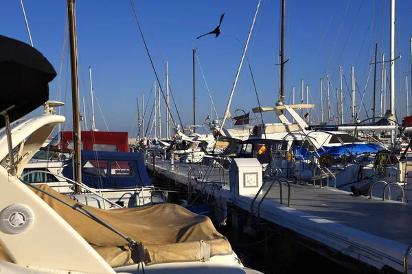 Fuengirola Février 2018 Marina Port Fuengirola Sur Costa Del Sol — Photo