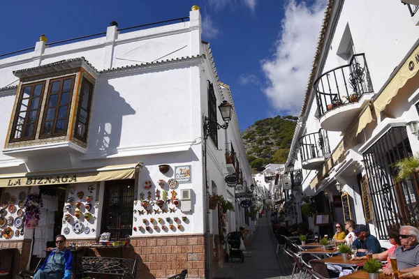 Лютого 2018 Mijas Mijas Одним Найкрасивіших Білий Сіл Півдні Іспанії — стокове фото