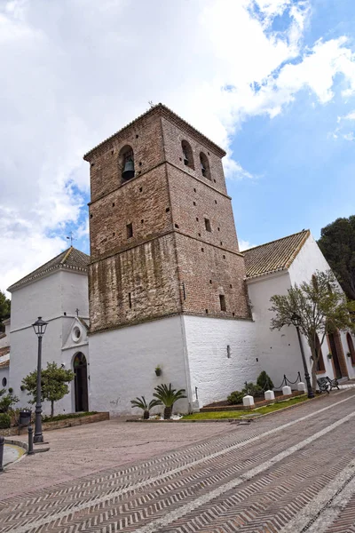 Mijas Február 2018 Parish Templom Mijas Spanyolország Déli Terület Egyik — Stock Fotó