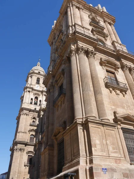 Malaga Febbraio 2018 Cattedrale Malaga Una Chiesa Cattolica Romana Nella — Foto Stock