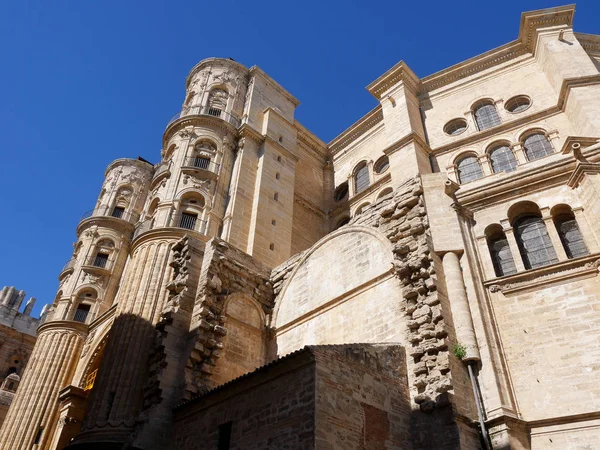 Malaga 21St February 2018 Cathedral Malaga Roman Catholic Church City — Stock Photo, Image