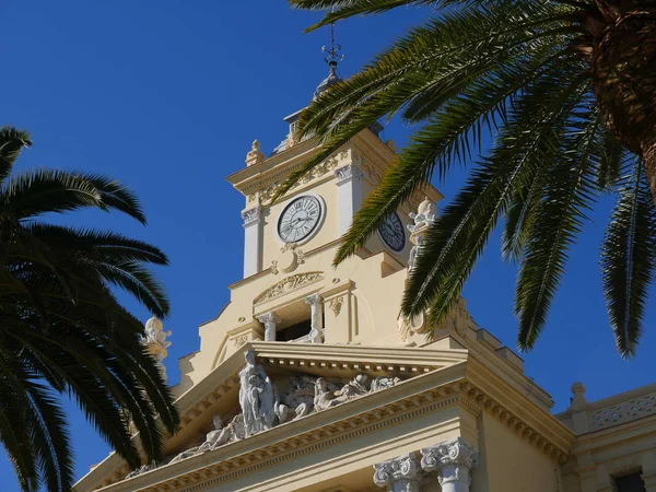 2018 Beautiful Van 21E Februari Malaga Malaga City Hall Omringd — Stockfoto