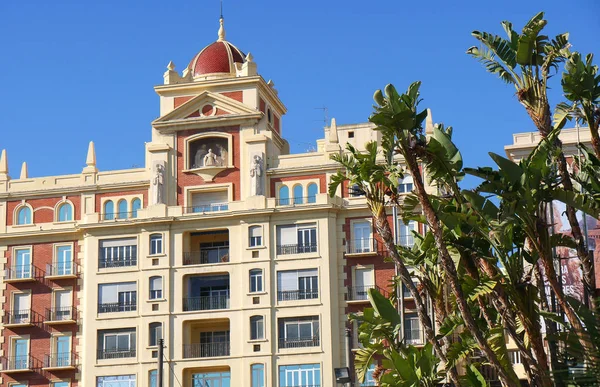 Malaga 21St February 2018 Architecture Waterfront Harbour Malaga Which Capital — Stock Photo, Image