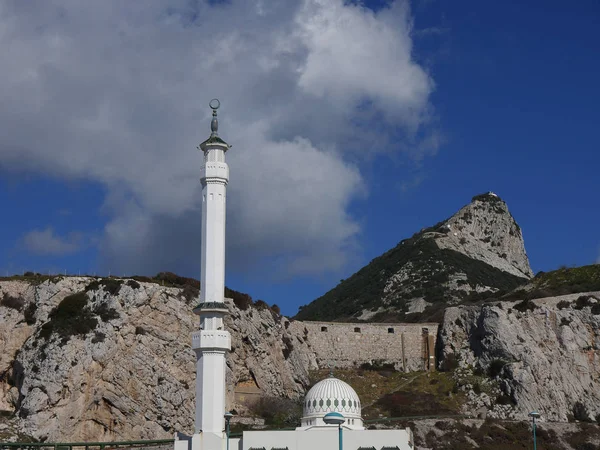 Gibilterra Febbraio 2018 Moschea Europa Point Rock Gibilterra Prima Ultima — Foto Stock